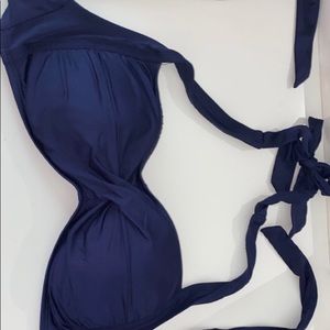 Blue bikini